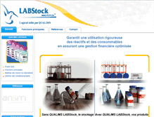 Tablet Screenshot of labstock.fr